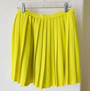 Neon Yellow Tennis Skirt Size Small