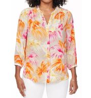 Floral Button Front Shirt new