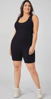 BASICS Plus Scoop Neck Romper