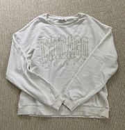 Francescas Chicago beige sweatshirt NWOT