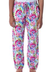 NWT ~ SPONGEBOB SQUARE PANTS Tie Dye Pockets Lounge Pajama Pants ~ Women's LARGE