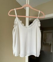 White Tank Top Blouse