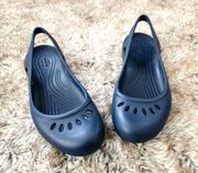 Crocs Malindi Navy Blue Ballet Flats Women's Size 8