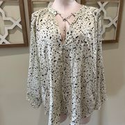 Women’s Medium Bishop & Young Speckled Blouse