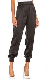 Anthropologie Avec Les Filles Shiny Joggers in Black