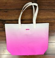 NWOT - Clinique Gradient Pink & White Tote Bag