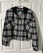 cropped flannel - xxxl