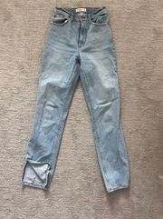 The 90s Straight Ultra High Rise Curve Love Abercrombie Jeans