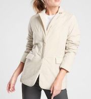 Athleta Tan Evolution Puffer Blazer in Size XS