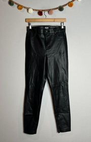 ZARA  black faux leather legging pants