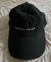 Tommy Hilfiger Black Logo Hat w adjustable Strap