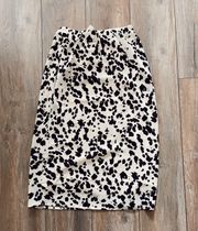 Boutique Leopard Midi Skirt