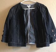 Dark blue/black jean jacket