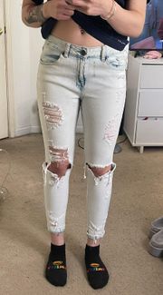 Cropped Denim Jeans