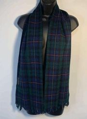 Tartan Plaid Wool Scarf