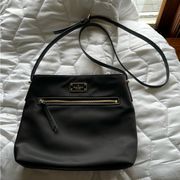 Black nylon Kate Spade crossbody purse, like new