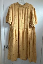 Embroidered Floral Dress NWT Size XXXL
