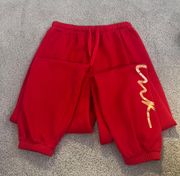 Victoria Secret Pink Red Sweatpants 