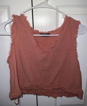 distressed tank top