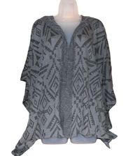 Hollister Knit Hooded Poncho