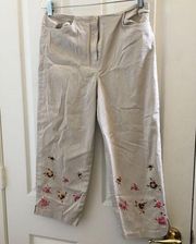 Larry Levine cropped slacks 8