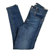 Levi's Wedgie Skinny Stretch High Waist Women's 5-Pocket Denim Jeans Size 25