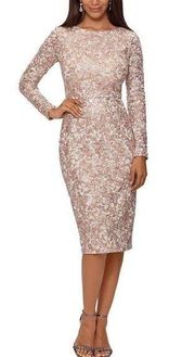 NWT Xscape Lace MIDI Cocktail Party Dress, size 14