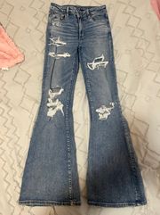 American Eagle Outfitters Bell Bottom Jeans