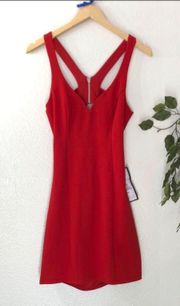 NWT B. Darlin Red Cutout Dress