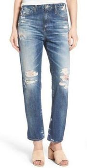 AG The Phoebe Vintage High Rise Distressed Jean