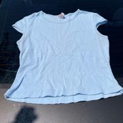 Papaya large baby blue baby doll T-shirt