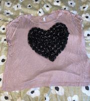 Delia’s Black Rose Heart