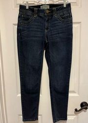 Democracy Ab Solution Size 6 Dark Wash Skinny Jeans