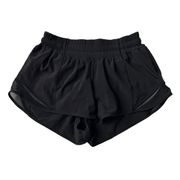 Lululemon Hotty Hot Short II 2.5" Black Swift Size 2