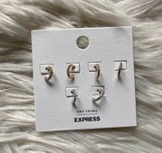 huggie hoops earring set