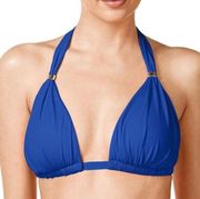 Ralph Lauren Navy Triangle Halter Bikini Swim Top