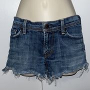 Citizens of Humanity Ingrid 002 Low Waist Stretchy Denim Cut-Off Jean Shorts 27