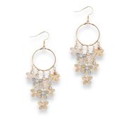 Elegant Flower Dangle Drop Earrings for Women