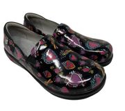Alegria Women's 42 US 11.5-12 Keli Frieda Slip On Clog Comfort Shoe Faux Patent