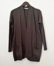 LOVESTITCH Soft Cozy Ribbed Open Front Cardigan