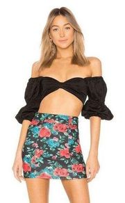 NWT Lovers + Friends Sandy Mini Skirt in Size S Floral Print
