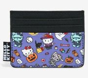 Loungefly Hello Kitty Black Purple Halloween Cardholder