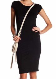 Cap Sleeve body con dress XS NWT