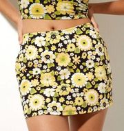 Motel Rocks Ima Mini Skirt in Retro Floral