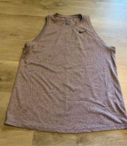 Nike Purple Tank Top Size Large