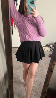 Black Tennis Skirt