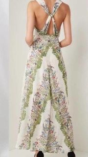 MAJE Rascalle Twist-back Floral-print Crepe De Chine Maxi Dress - 36 / S