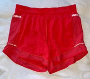 Lululemon Hottie Hot Shorts 2.5” Red