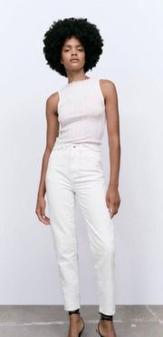 ZARA White Jeans