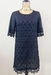 3.1 Phillip Lim navy lace cocktail dress 6 small